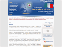 Tablet Screenshot of declaratia-de-valoare.ro